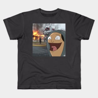 Burgers memes Louise fire Kids T-Shirt